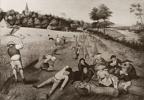 Summer: the wheat harvest, 1624, Pieter Brueghel le Jeune