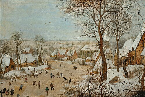 Winter Landscape with Bird Trap, 1612, Pieter Brueghel le Jeune