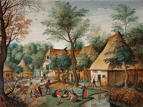 Flemish Village Green, 1627, Pieter Brueghel le Jeune
