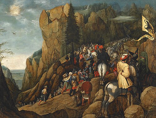 The conversion of Saul, 1608, Pieter Brueghel le Jeune