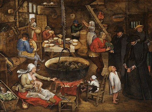 Visit to a Farmhouse, 1625, Pieter Brueghel le Jeune