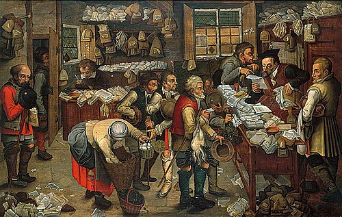 The Rent Collectors, 1618, Pieter Brueghel le Jeune