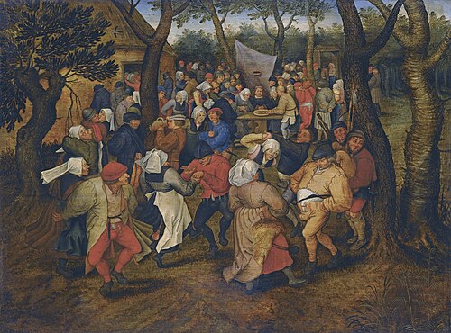 Outdoor Peasant Wedding Dance, 1614, Pieter Brueghel le Jeune