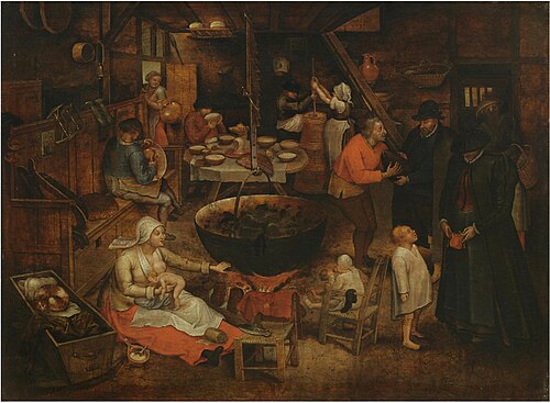The Visit to the Farm, 1611, Pieter Brueghel le Jeune
