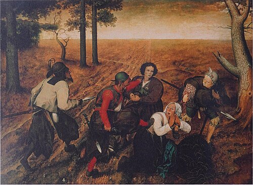 Peasant Couple Attacked by Robbers, 1630, Pieter Brueghel le Jeune