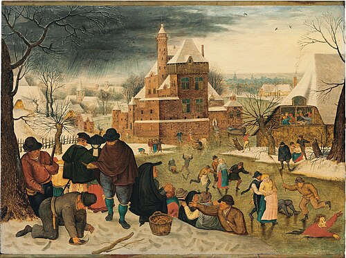 l'Hiver, 1624, Pieter Brueghel le Jeune