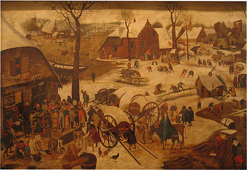 Le dénombrement à Bethléem, 1609, Pieter Brueghel le Jeune