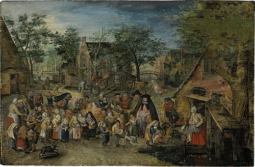 The whitsun bride, 1608, Pieter Brueghel le Jeune