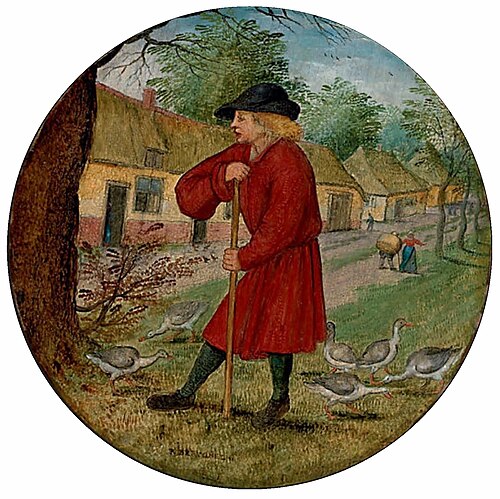 Who knows why geese go barefoot, 1614, Pieter Brueghel le Jeune