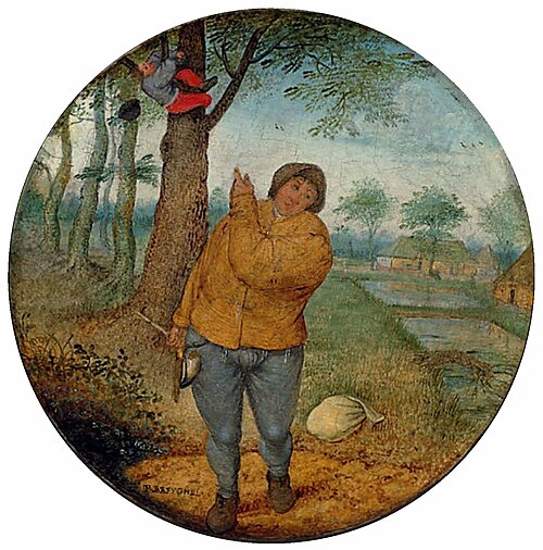 The nest robber, 1614, Pieter Brueghel le Jeune
