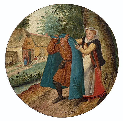 The Blue Cloak, , Pieter Brueghel le Jeune