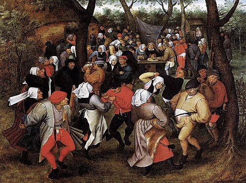 Danse de noce en plein air, 1607, Pieter Brueghel le Jeune