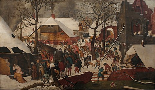L'adoration des Mages dans la neige, 1638, Pieter Brueghel le Jeune