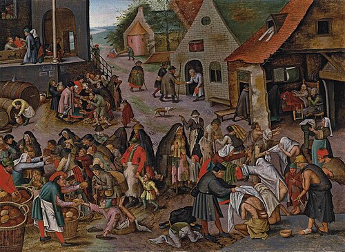 The Seven Acts of Mercy, , Pieter Brueghel le Jeune