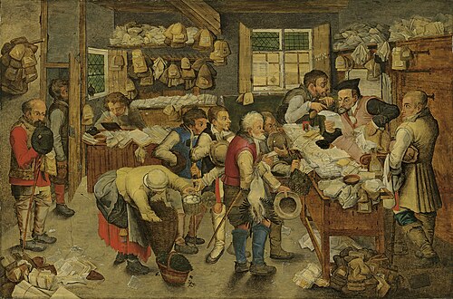 The Payment of the Tithes, 1618, Pieter Brueghel le Jeune