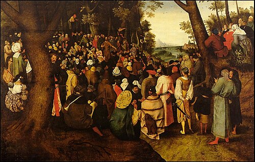 The Preaching of Saint John the Baptist, 1601, Pieter Brueghel le Jeune