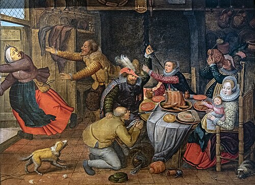 Scène d'auberge, , Pieter Brueghel le Jeune