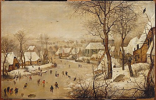 Les Plaisirs de l'hiver, , Pieter Brueghel le Jeune