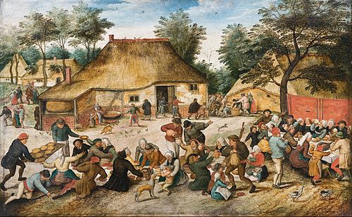 The Peasant Wedding, 1550, Pieter Brueghel le Jeune