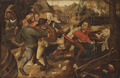 Fighting Peasants, 1627, Pieter Brueghel le Jeune