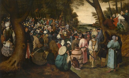 Saint John the Baptist Preaching, 1595, Pieter Brueghel le Jeune