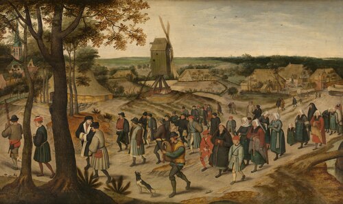 A Wedding Procession, 1630, Pieter Brueghel le Jeune