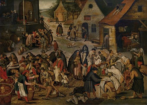 The Acts of Mercy, 1650, Pieter Brueghel le Jeune