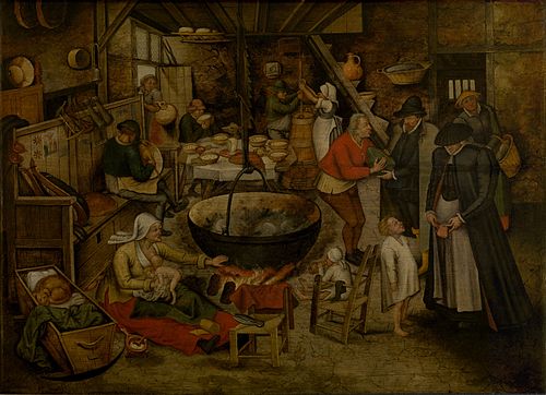 Visit to the Peasants, 1616, Pieter Brueghel le Jeune