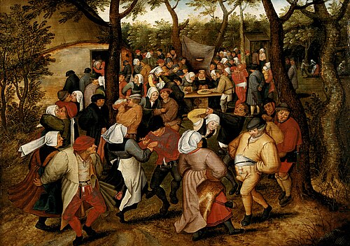 La Danse de noces en plein air, 1614, Pieter Brueghel le Jeune