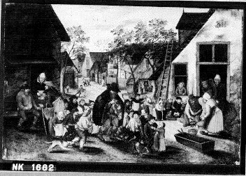 The Blind Hurdy-gurdy player, 1624, Pieter Brueghel le Jeune