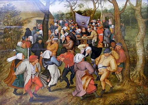 Danse de noce en plein, 1630, Pieter Brueghel le Jeune