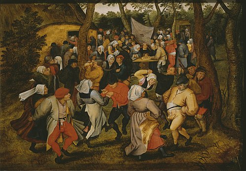 Danse de noces en plein air, 1610, Pieter Brueghel le Jeune