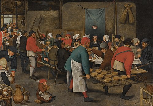 Le Repas de noce, 1620, Pieter Brueghel le Jeune