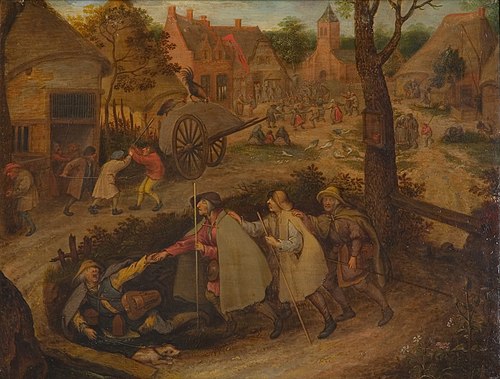 La parabole des aveugles, , Pieter Brueghel le Jeune