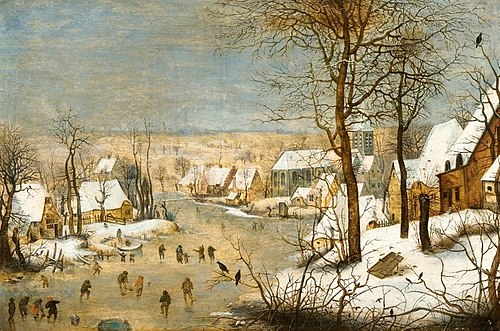 Winter Landscape with a Bird-trap, 1586, Pieter Brueghel le Jeune