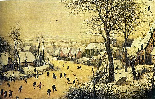 Winter Landscape with a Bird-trap, 1625, Pieter Brueghel le Jeune