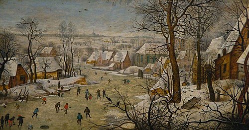 The Bird Trap (Winter Landscape), 1600, Pieter Brueghel le Jeune
