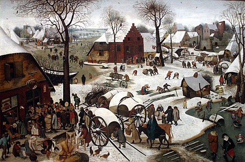 Census in Bethlehem, 1610, Pieter Brueghel the Younger