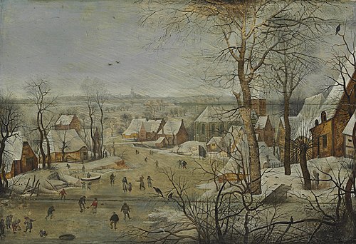 Trappe aux oiseaux, 1630, Pieter Brueghel le Jeune