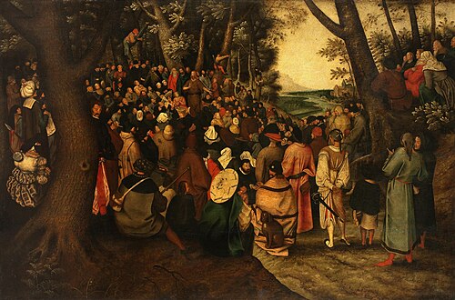 The Preaching of St John the Baptist, 1604, Pieter Brueghel le Jeune