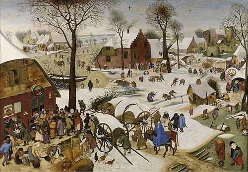 Le Dénombrement de Bethléem, 1650, Pieter Brueghel le Jeune