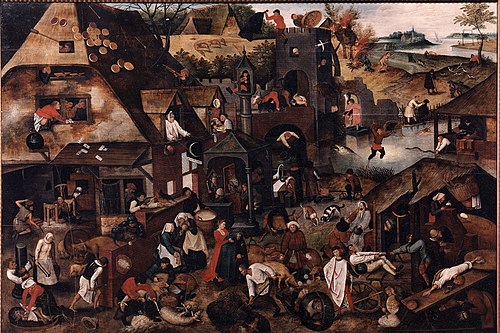 Flemish Proverbs, 1607, Pieter Brueghel le Jeune