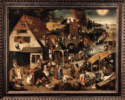 Proverbs, 1595, Pieter Brueghel le Jeune