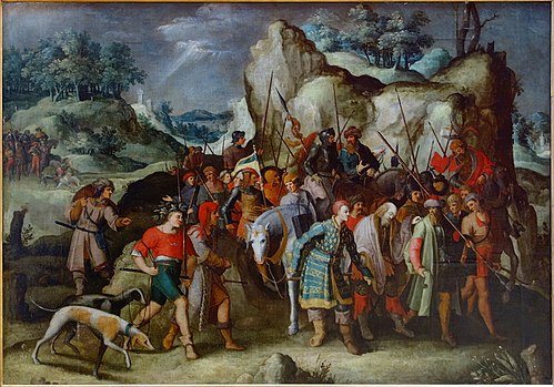 Saint Paul conduit à Damas après sa conversion, 1700, Pieter Brueghel le Jeune