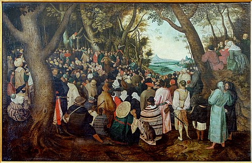 La prédication de saint Jean-Baptiste, 1600, Pieter Brueghel le Jeune