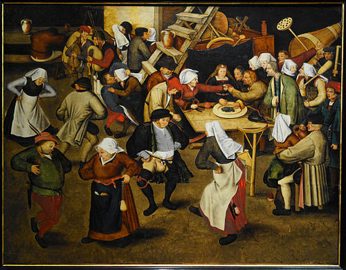 Peasant Wedding Dance, 1620, Pieter Brueghel le Jeune