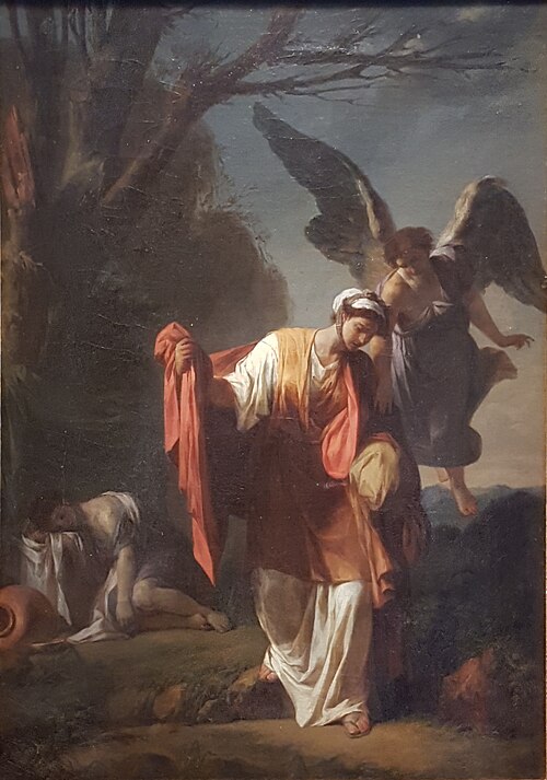 Agar et l'Ange, 1780, Pierre Peyron