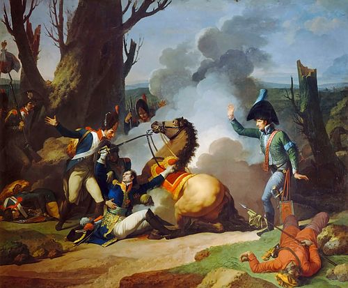 Death of General Valhubert, December 2, 1805, 1808, Jean-François Pierre Peyron