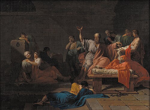 The Death of Socrates, 1786, Jean-François Pierre Peyron