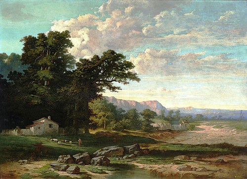 Paisaje, 1862, Cosme Algarra y Hurtado